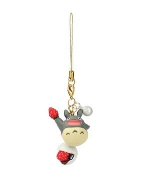 BNWT Japan Studio Ghibli My Neighbor Totoro Charm Keychain – Strawberry Daifuku